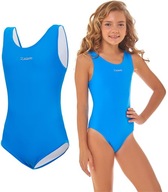Strój kąpielowy dla dziewczynki kostium jednoczęściowy POLSKI 128 ZAGANO