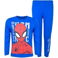 Spiderman chlapčenské pyžamo modré 128