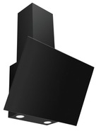 Okap kuchenny MAAN Vertical Glass 60cm Czarny Pełne Szkło LED Przyścienny