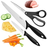 Zestaw 2 noży kuchennych nożyczki FISKARS Esential