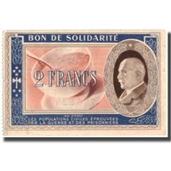 Francja, Bon de Solidarité, 2 Francs, 1941, AU(55-