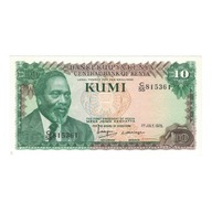 Banknot, Kenia, 10 Shillings, 1978, 1978-07-01, KM