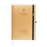 Victoria Vynn Kalendarz 2024 A4 w eleganckiej, złotej oprawie