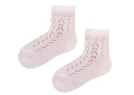 EMEL Ponožky ESK201-2 23/24 Biele prelamované pletené