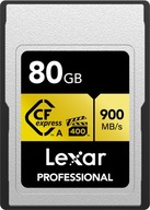 Pamäťová karta CompactFlash Lexar CFexpress Pro Gold R900/W800 VPG400 80GB Type A 80 GB