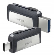 Pendrive SanDisk Ultra Dual Drive 32 GB, USB 3.1 typ C šedý