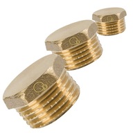 ZÁTKA ZÁSLEPKA GZ 1/2" DN15 MOSADZNÁ DIAMOND