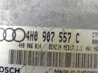 computer control unit of the engine AUDI S8 D4 LIFT 4.0 TFSI CTFA CTF 4H0907557C
