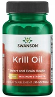 Swanson Krill Oil 1000mg Maximálny výkon EPA DHA Najvyššia bio vstrebateľnosť