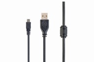 Kabel USB 2.0 Gembird CCFB-USB2-AMBM, 1.5m - Doskonała Jakość Sygnału