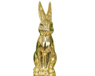 Złoty zając zajączek królik Wielkanoc H24 DEcodomi