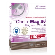 Chela-Mag B6, 60 kaps kontrakcie horčík chelát