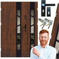 DVOJKRÍDLOVÉ VCHODOVÉ DVERE JUPITER ARKUS CR 140