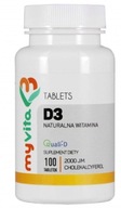 MyVita, Vitamín D3 2000j.m., 100 tabliet