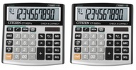 Kalkulator Citizen CT-500V II 10 cyfr srebrny x2