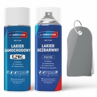 Lakier Samochodowy w Sprayu + Bezbarwny CITROEN EZR/EZRC Gris Aluminium