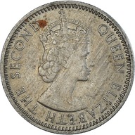 Moneta, MALEZJA I BRYTYJSKIE BORNEO, 10 Cents, 195