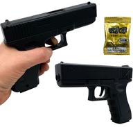 Gélová pištoľ glock na vodné gule čierna