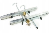 Létrarögzítő konzol 2 db-os szett, acél, korlát nélküli