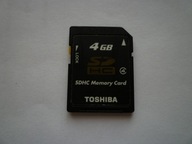 Karta pamięci SDHC Toshiba 4 GB klasa 4