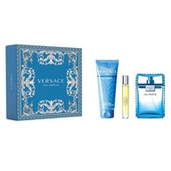 Versace Man Eau Fraiche zestaw EDT spray 100ml + EDT spray 10ml + Żel 150ml