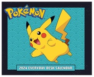 Pokemon Pikachu kalendarz 2024 zdzierak biurkowy dzienny organizer planer