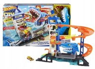 HOT WHEELS ZESTAW MIEJSKI PORT ATAK REKINA + autko zestaw do zabawy