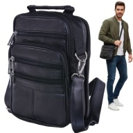 Férfi bőr válltáska, Lengyel termék