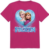 KOSZULKA DZIECIĘCA T-SHIRT DLA DZIECKA FROZEN KRAINA LODU 164 JAKOŚĆ