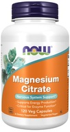 NOW Foods CITRÁT HOREČNATý Magnesium Citrate 400 mg 120 kapsúl HOREČNATý