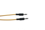 Kábel PAV žltý alebo čierny minijack 3,5 mm - minijack 3,5 mm 2 m