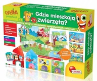 GRA EDUKACYJNA GDZIE MIESZKAJĄ ZWIERZĘTA LISCIANI PL61143 3+