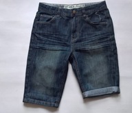 DENIM CO czarne rybaczki 9-10 lat 140 cm