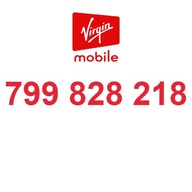 ZŁOTY NUMER 799 828 218 VIRGIN MOBILE STARTER VIP ŁATWY PROSTY BIZNESOWY