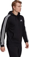 Чоловіче худі ADIDAS ESSENTIALS FLEECE 3 STRIPES HOODIE BLACK GK9072 r L