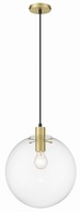 Ozdobna lampa wisząca Puerto złota duża Light Prestige LP-004/1P L GD