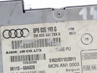 RADIO navigation MULTIMEDIA plus RNS-E AUDI A3 8P LIFT 8P0035193G
