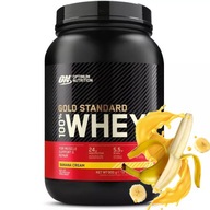 OPTIMUM ON 100% Whey Gold 908g IZOLAT 3 Frakcje BIAŁKO WPI WPC WPH Bananowy