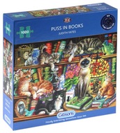 Gibsons Puzzle 1000 Koty w książkach
