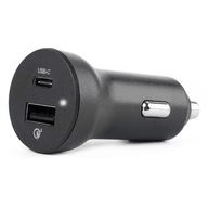 Nabíjačka do auta USB-C Power Delivery PD a USB Quick Charge 3.0 AMIO