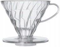 Dripper Drip plastikowy HARIO V60-02 Przezroczysty