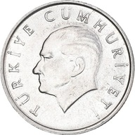 Moneta, Turcja, 5 Lira, 1985, AU(50-53), Aluminium