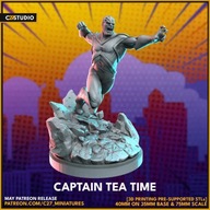Captain Tea Time matched to Marvel Crisis Protocol