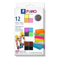 Sada Fimo Neon 12 kociek x 25g