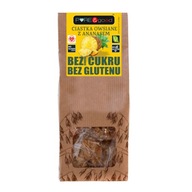 Ciastka owsiane bez glutenu bez dodatku cukru z ananasem PURE&good 150g