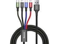 Kabel USB - USB Typ-C/2x Lightning/Micro USB 1.2 m