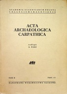 Acta Archaelogica Carpathica tom II