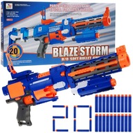 AUTOMATYCZNA WYRZUTNIA BLAZE STORM ZMI.ZC7056 + PIANKOWE STRZAŁKI DO NERF