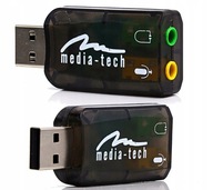 Karta Dźwiękowa Muzyczna Adapter USB 5.1 2 x Jack