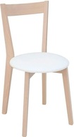 Krzesło Drewniane Tapicerowane do Jadalni BRW Ikka